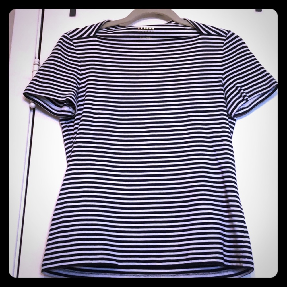 Kate Spade black & white shirt